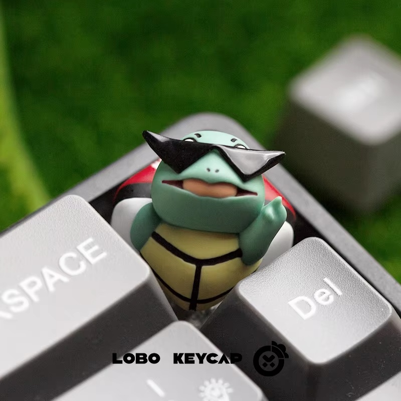 Keycap Artisan Anime - Lobo Keycap Cartoon Character Single Custom