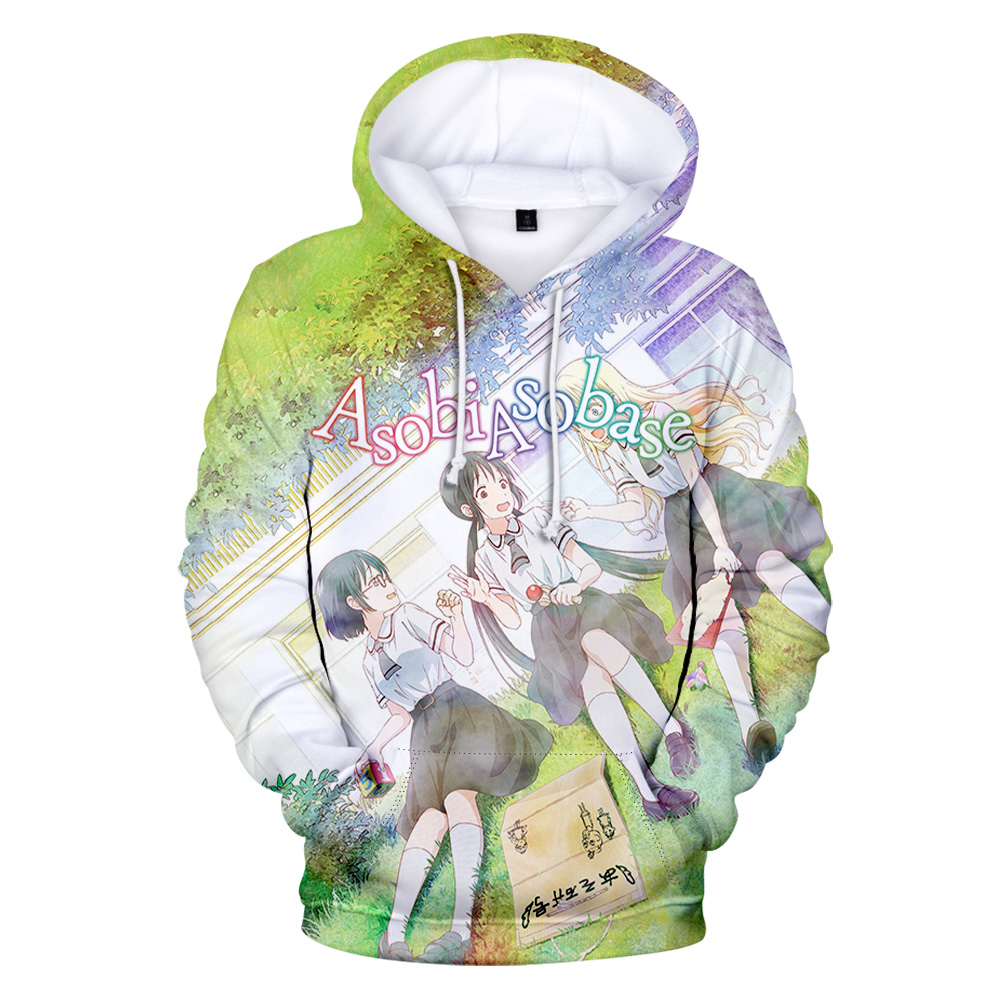 Anime Merch Hoodie - Asobi Asobase Merch Hoodie Unique Pullover