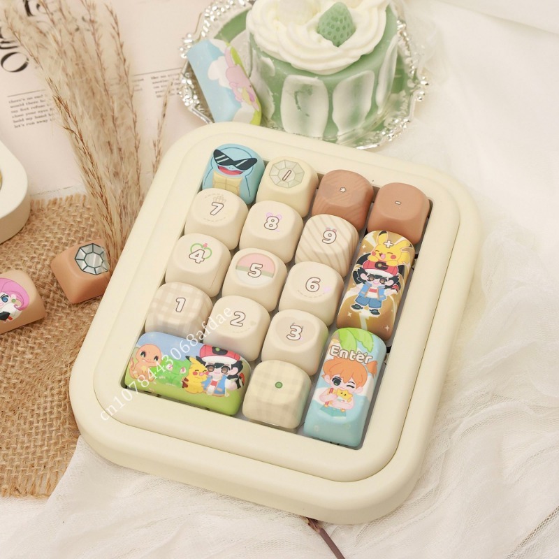 Keycap Artisan Anime - Anime Pokemon Keycaps MOA Height 131