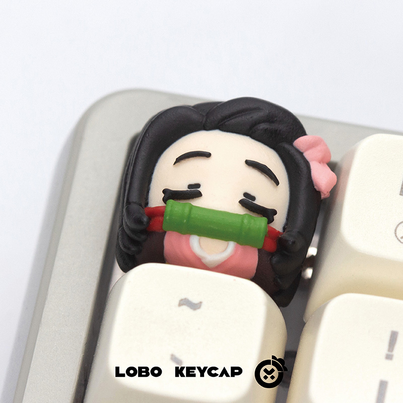 Anime Demon Slayer Kamado Nezu - Keycap Artisan Anime recension och pris