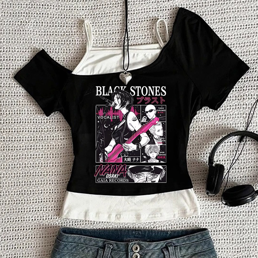 Y2k Nana Osaki Graphic T Shirt - Nana Anime Merchandise recension och pris