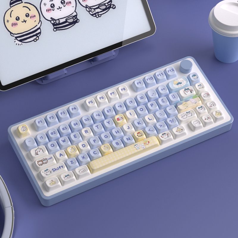 Kawaii Cute Chiikawa Themed MO - Keycap Artisan Anime recension och pris