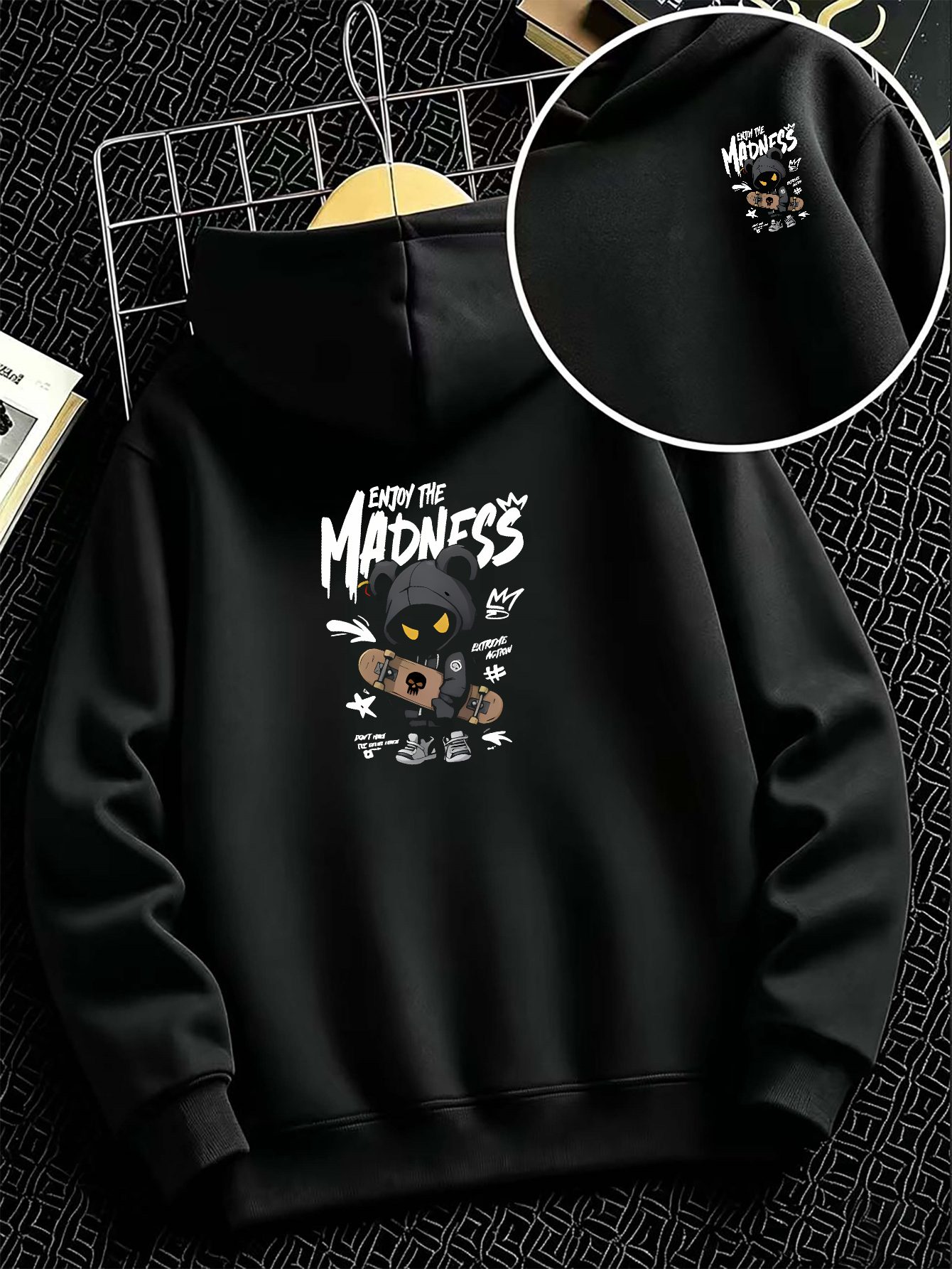 Boys' Fashion Hoodie: A Loose- - Anime Merch Hoodie recension och pris