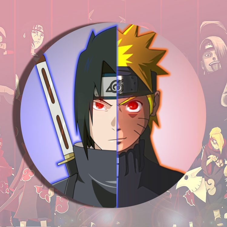 Naruto Sasuke Itachi Madara Ka - Anime Merchandise Keychain recension och pris