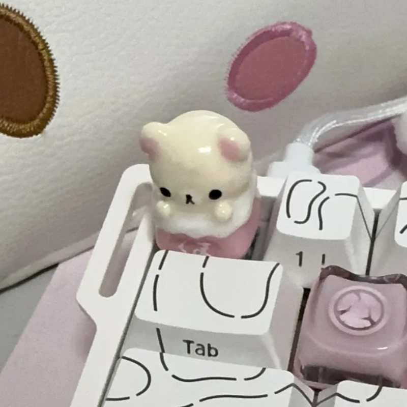 Kawaii Rilakkuma Keycaps Relax - Keycap Artisan Anime recension och pris