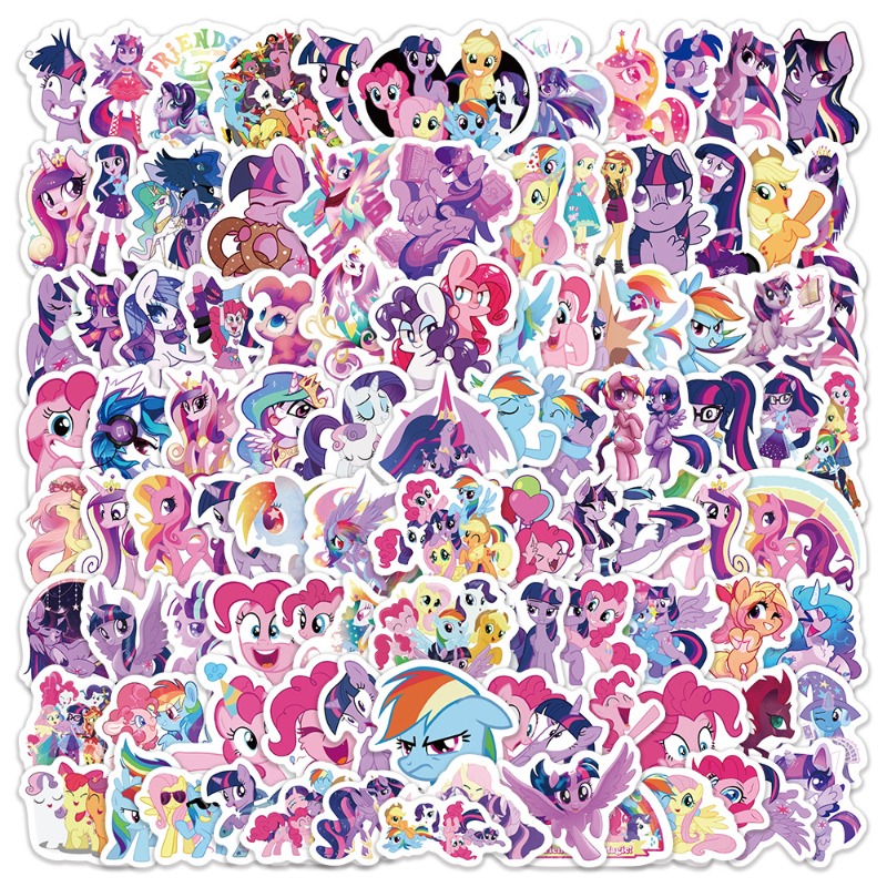 100pcs Cartoon My Little Ponys - Original Anime Merchandise recension och pris