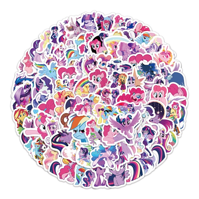 100pcs Cartoon My Little Ponys - Original Anime Merchandise recension och pris