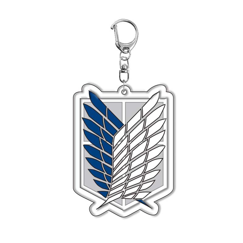 Attack on Titan Keychain Acryl - Anime Merchandise Keychain recension och pris