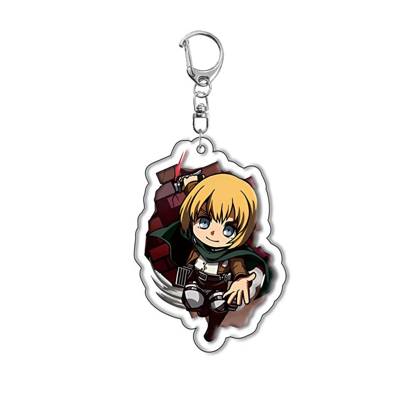 Attack on Titan Keychain Acryl - Anime Merchandise Keychain recension och pris