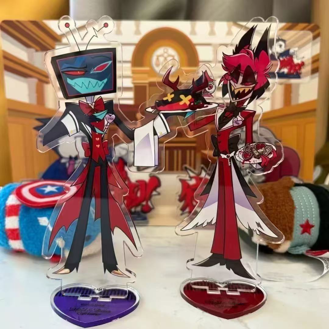 2pcs Hazbin Anime Peripherals  - Acrylic Stand Figure recension och pris