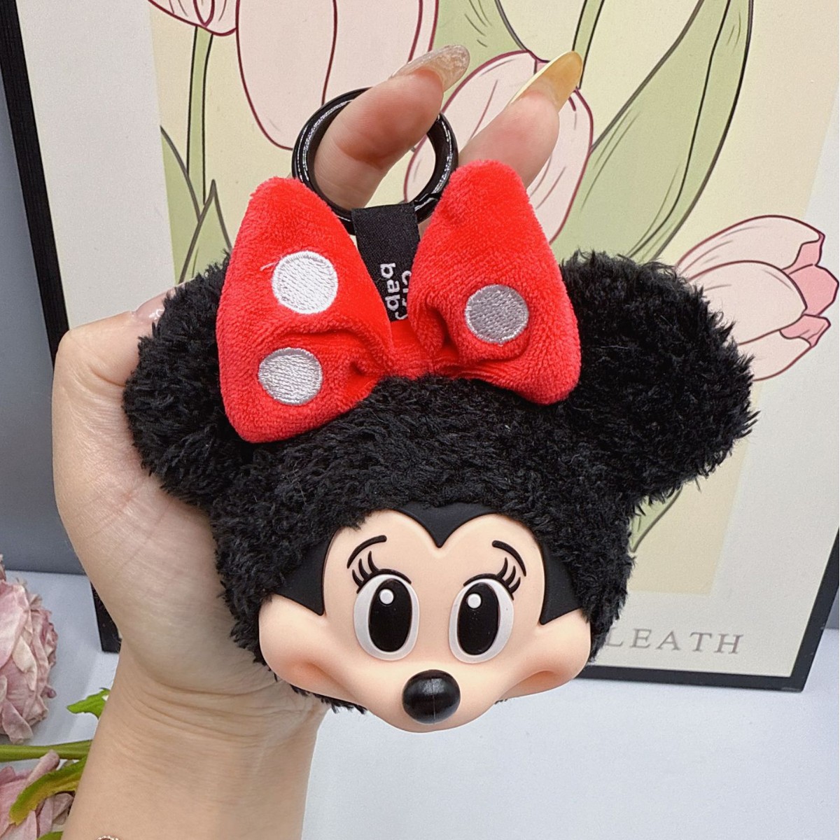 Mickey Minnie Plush Doll Keych - Anime Merchandise Keychain recension och pris