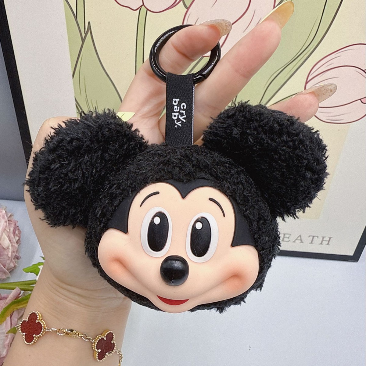 Mickey Minnie Plush Doll Keych - Anime Merchandise Keychain recension och pris