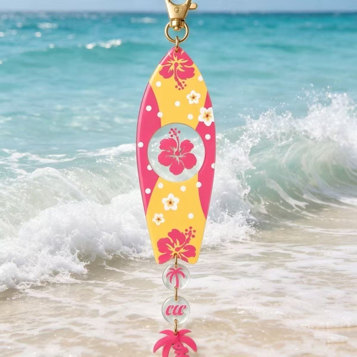 INS Hawaiian Surfboard Shaped  - Anime Merchandise Keychain recension och pris