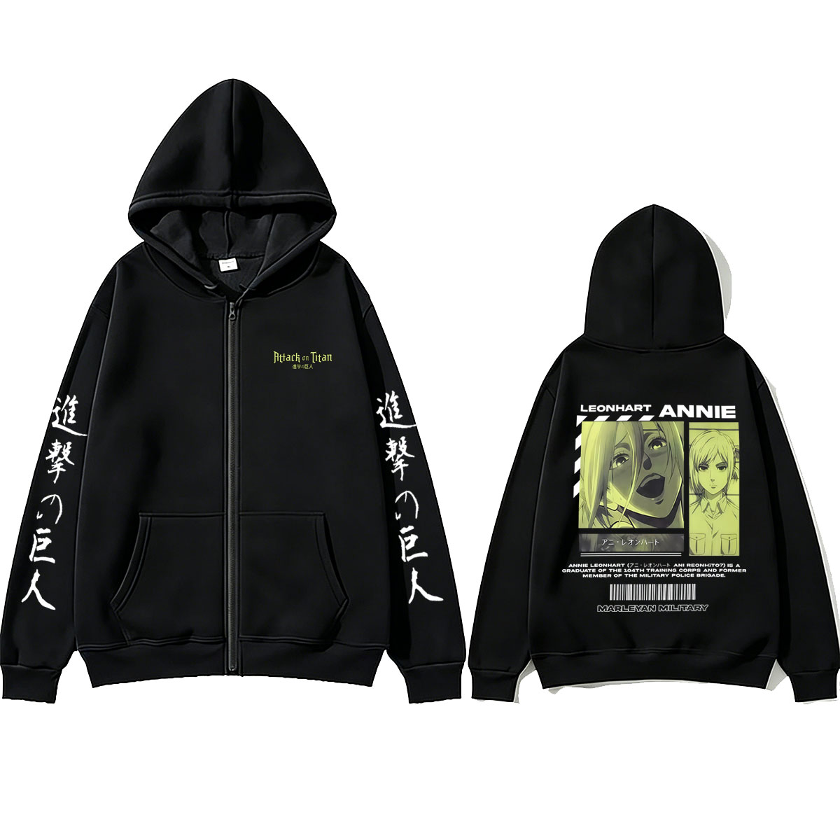 Anime Attack on Titan Annie Le - Anime Merch Hoodie recension och pris