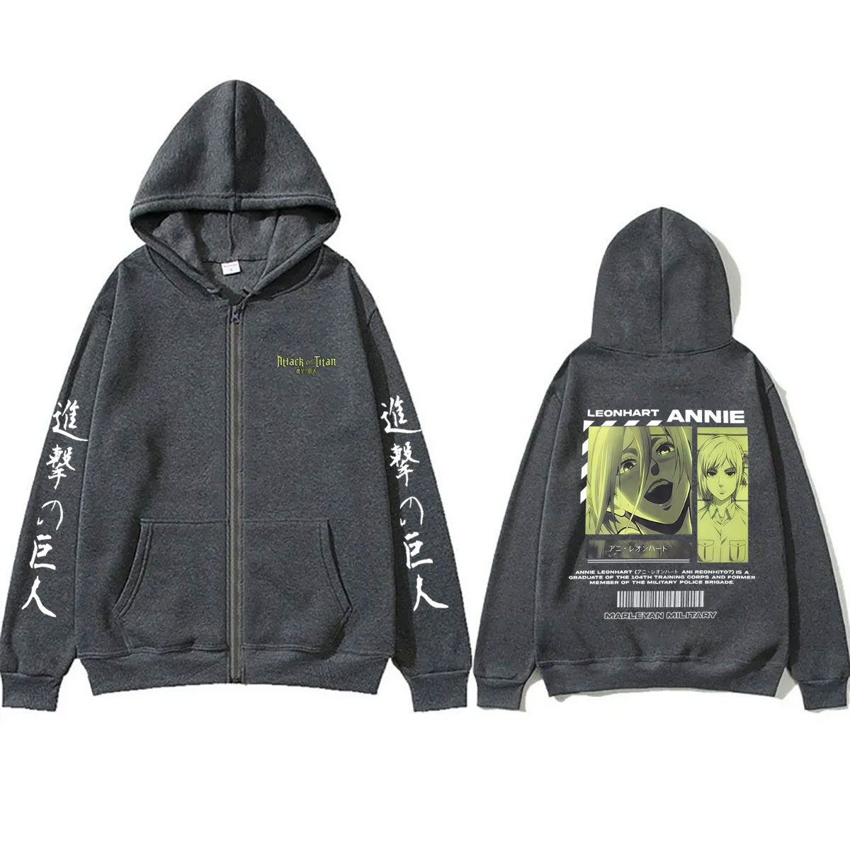 Anime Attack on Titan Annie Le - Anime Merch Hoodie recension och pris