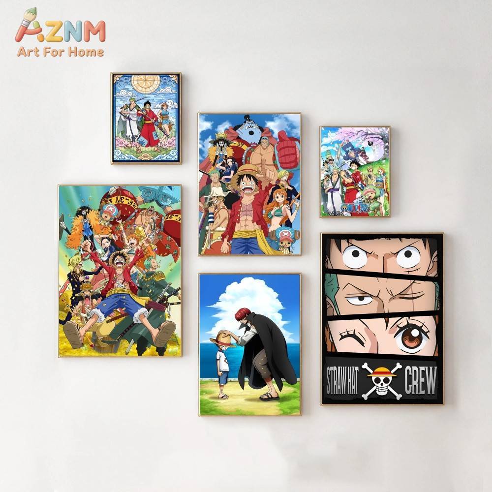 AZNM One Piece Unframed Canvas - Anime Merchandise Posters recension och pris