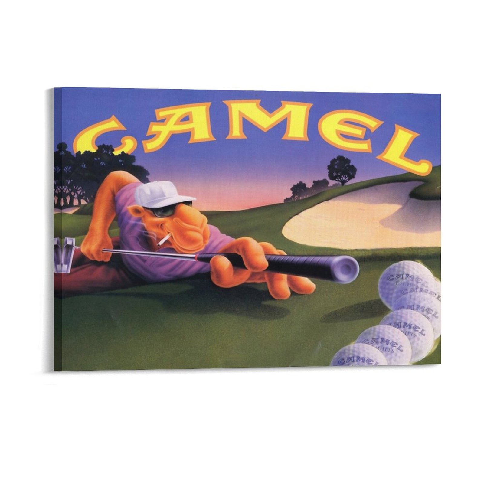 Vintage Joe Camel Roulette Ad  - Art Print Framed recension och pris