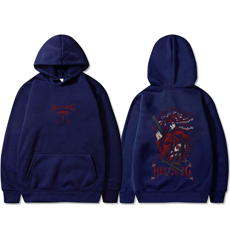 Anime Hellsing Hoodie Vampire  - Anime Merch Hoodie recension och pris