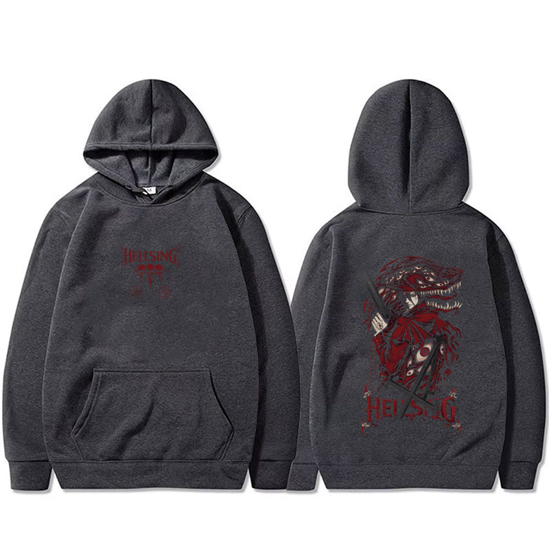 Anime Hellsing Hoodie Vampire  - Anime Merch Hoodie recension och pris
