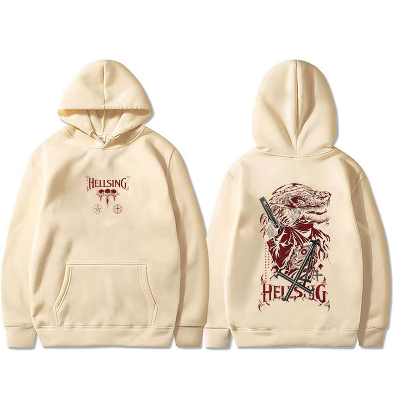 Anime Hellsing Hoodie Vampire  - Anime Merch Hoodie recension och pris