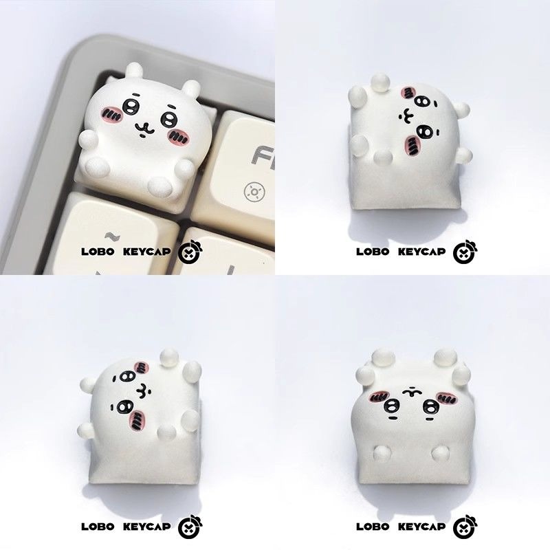 Chiikawaed Cute Anime Mechanic - Keycap Artisan Anime recension och pris