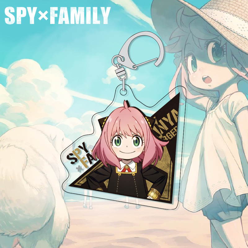 SPY×FAMILY Anya Keychain Acryl - Anime Merchandise Keychain recension och pris