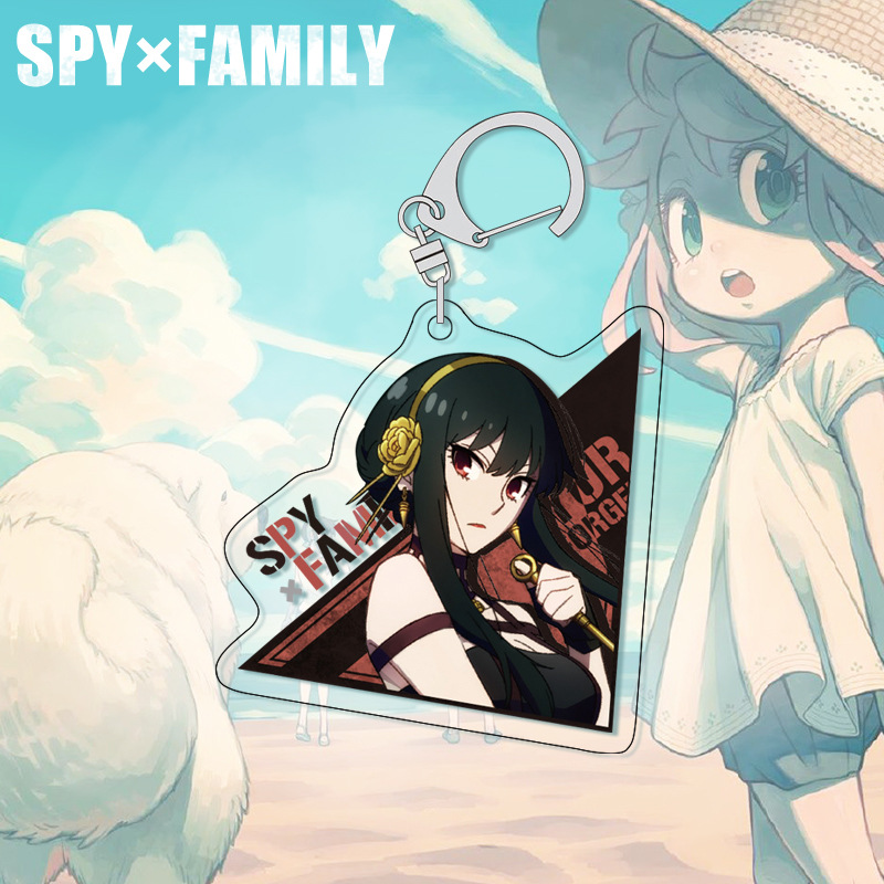 SPY×FAMILY Anya Keychain Acryl - Anime Merchandise Keychain recension och pris