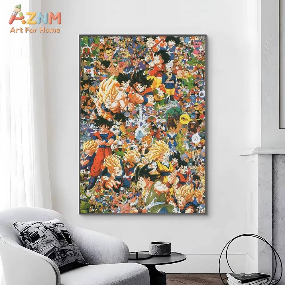 AZNM Dragon Ball Z Unframed Ca - Anime Merchandise Posters recension och pris