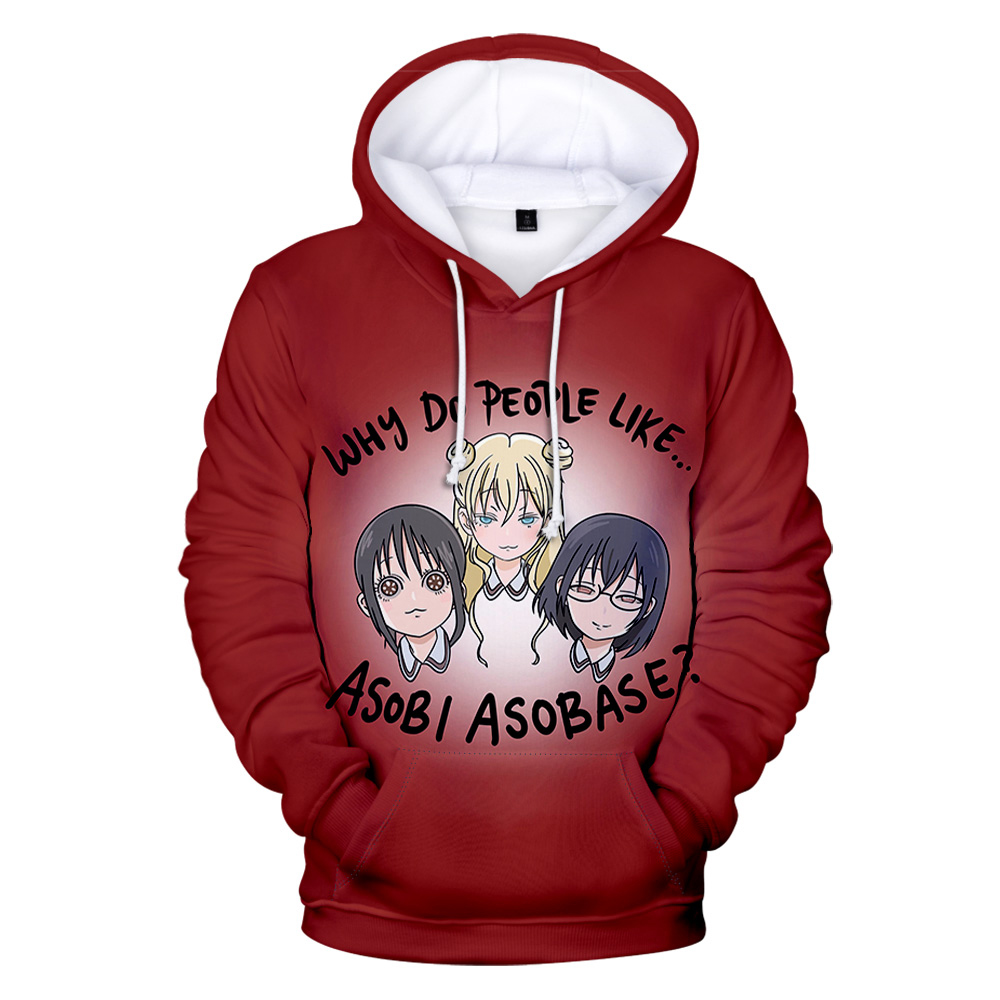 Asobi Asobase Merch Hoodie Uni - Anime Merch Hoodie recension och pris
