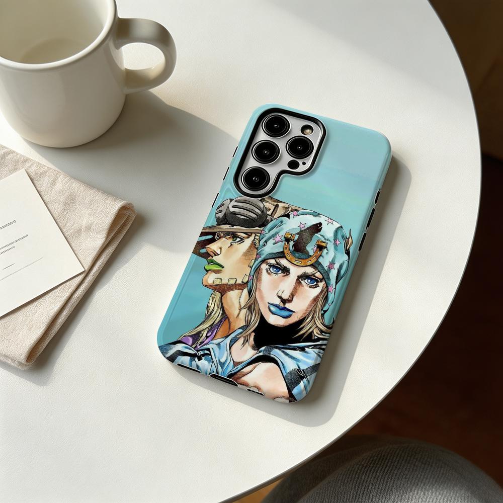Hot cool Anime J-JOJO Steel Ba - Phone Case Anime recension och pris