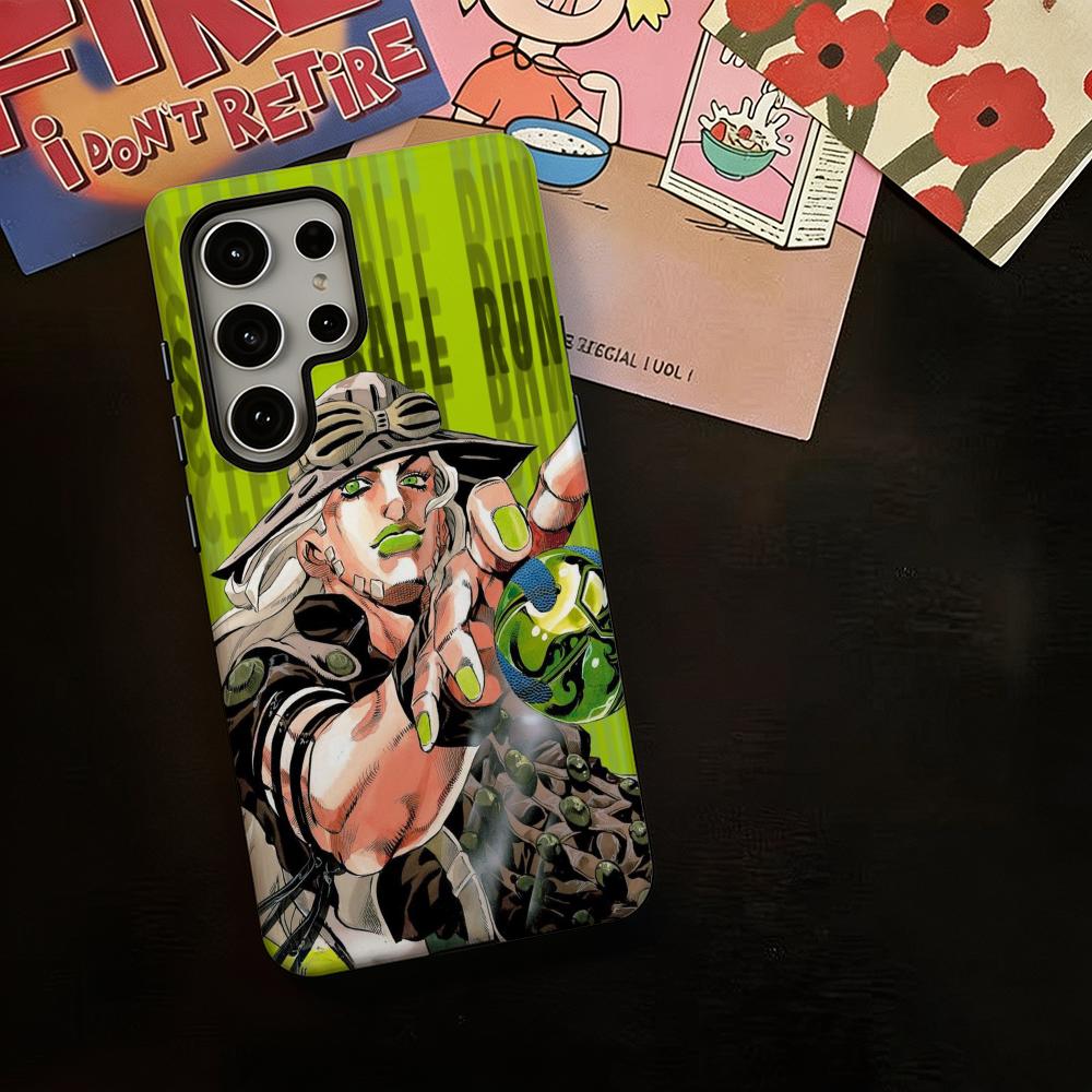 Hot cool Anime J-JOJO Steel Ba - Phone Case Anime recension och pris