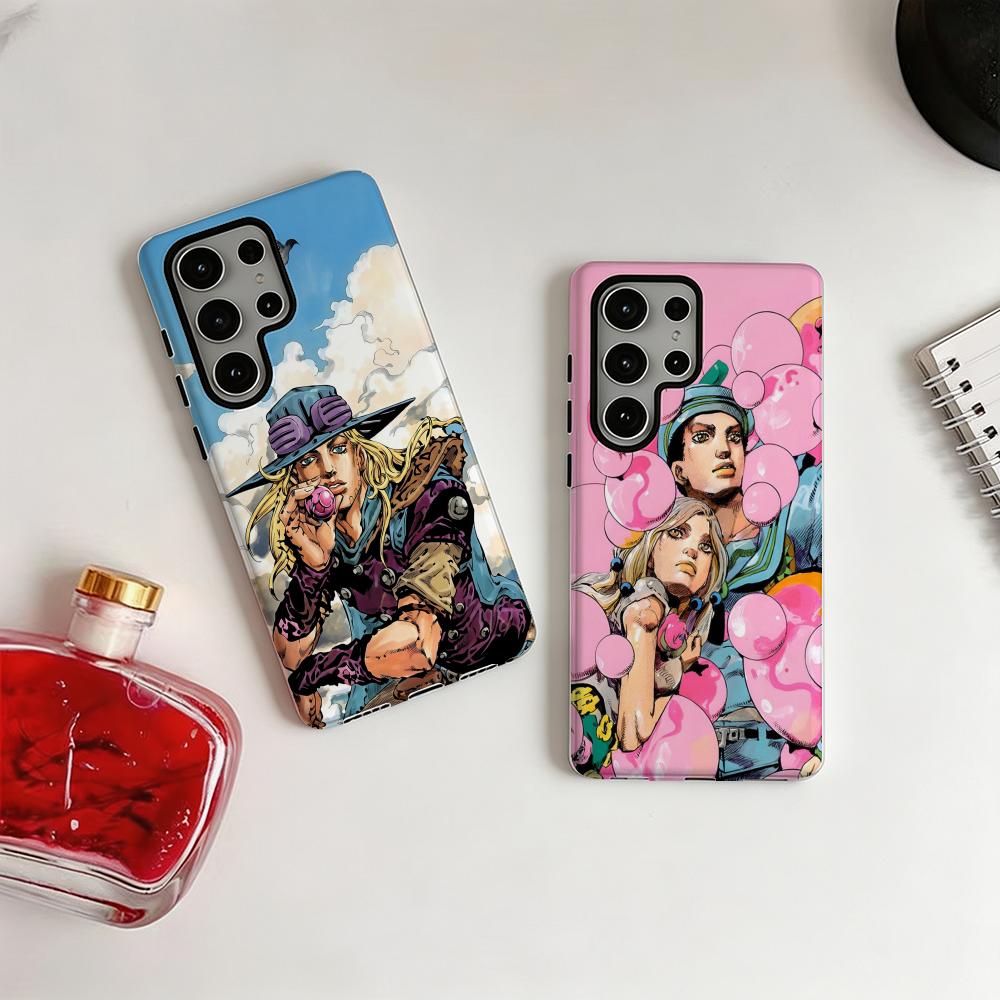 Hot cool Anime J-JOJO Steel Ba - Phone Case Anime recension och pris