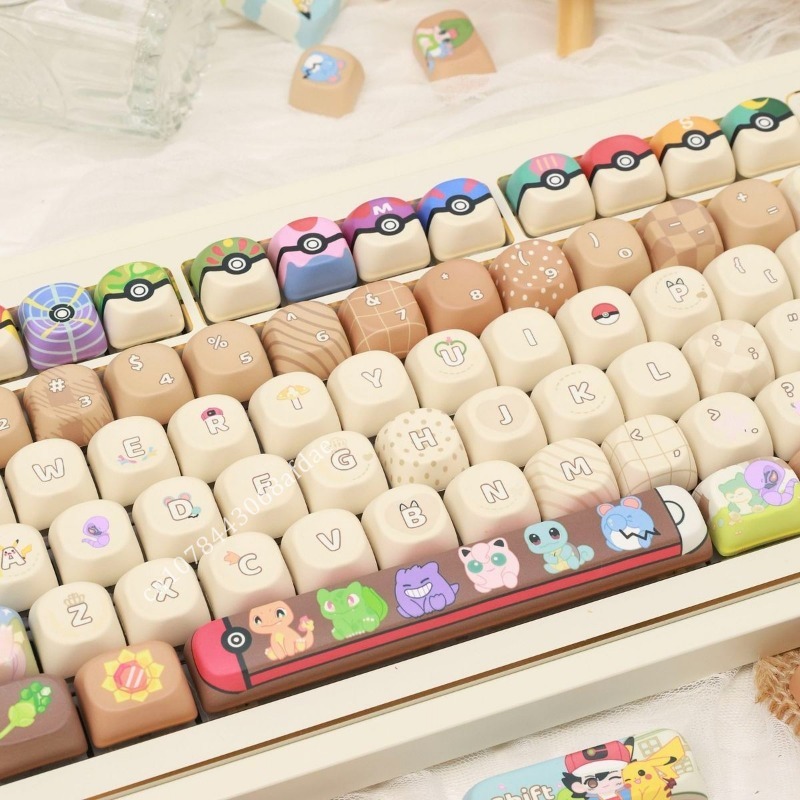 Anime Pokemon Keycaps MOA Heig - Keycap Artisan Anime recension och pris