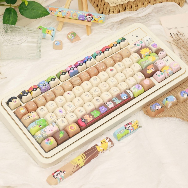 Anime Pokemon Keycaps MOA Heig - Keycap Artisan Anime recension och pris