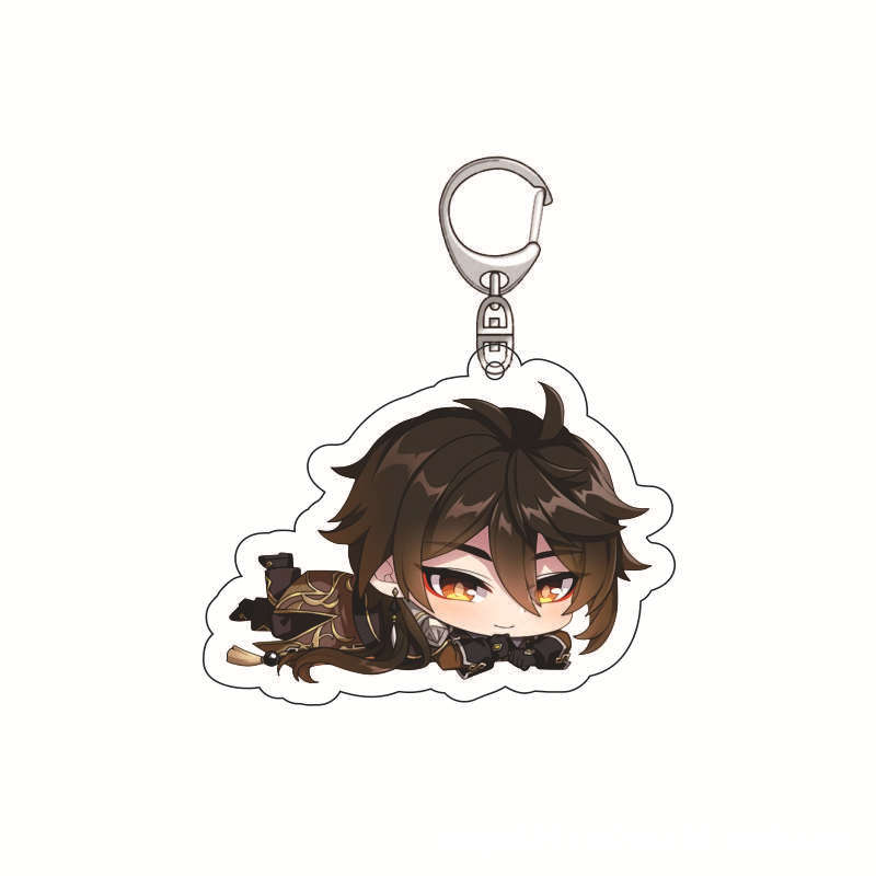 Genshin Impact Acrylic Keychai - Anime Merchandise Keychain recension och pris