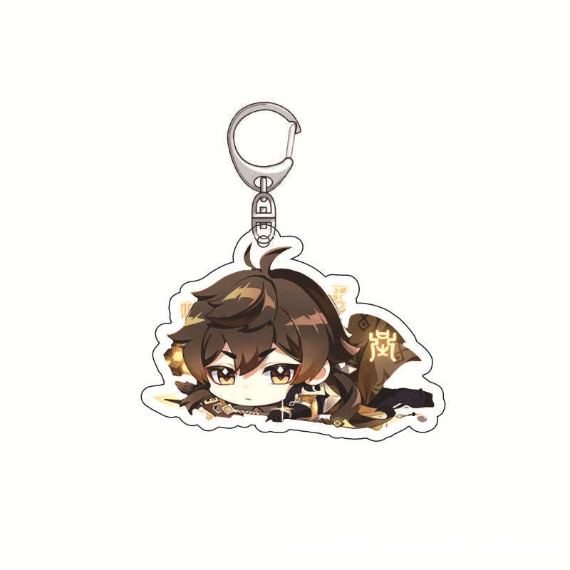 Genshin Impact Acrylic Keychai - Anime Merchandise Keychain recension och pris
