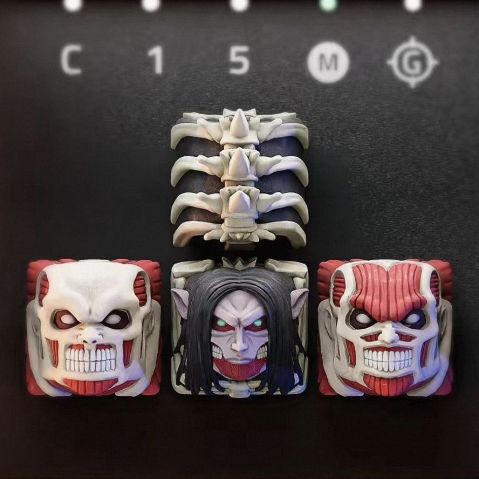 NEW Attack on Titan Co branded - Keycap Artisan Anime recension och pris