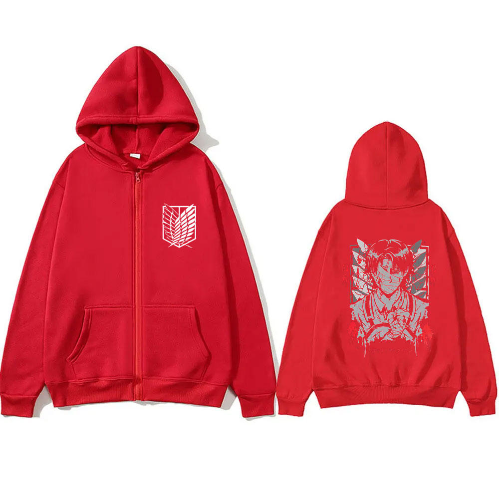 Anime Attack on Titan Levi Ack - Anime Merch Hoodie recension och pris