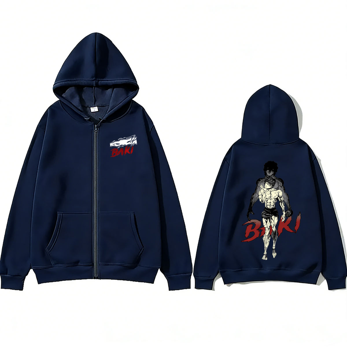 Anime Baki The Grappler Merch  - Anime Merch Hoodie recension och pris