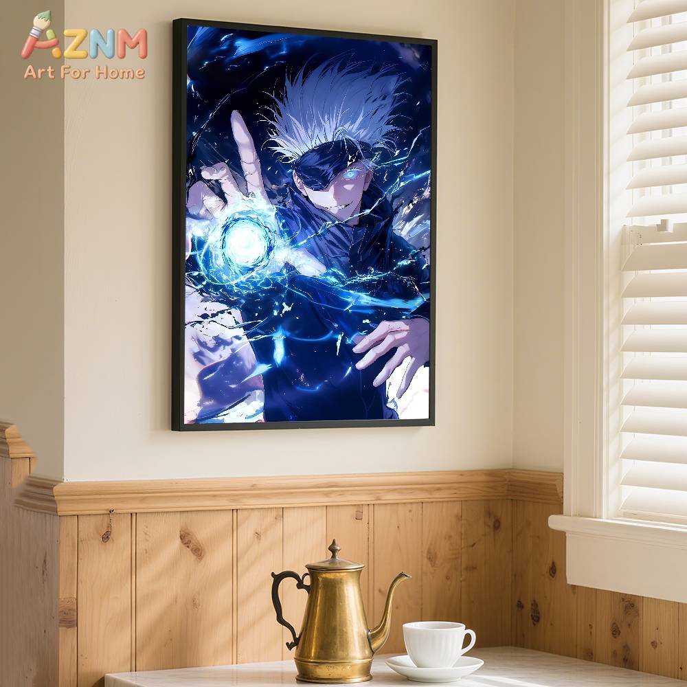 AZNM Jujutsu Kaisen Gojo Sator - Anime Merchandise Posters recension och pris