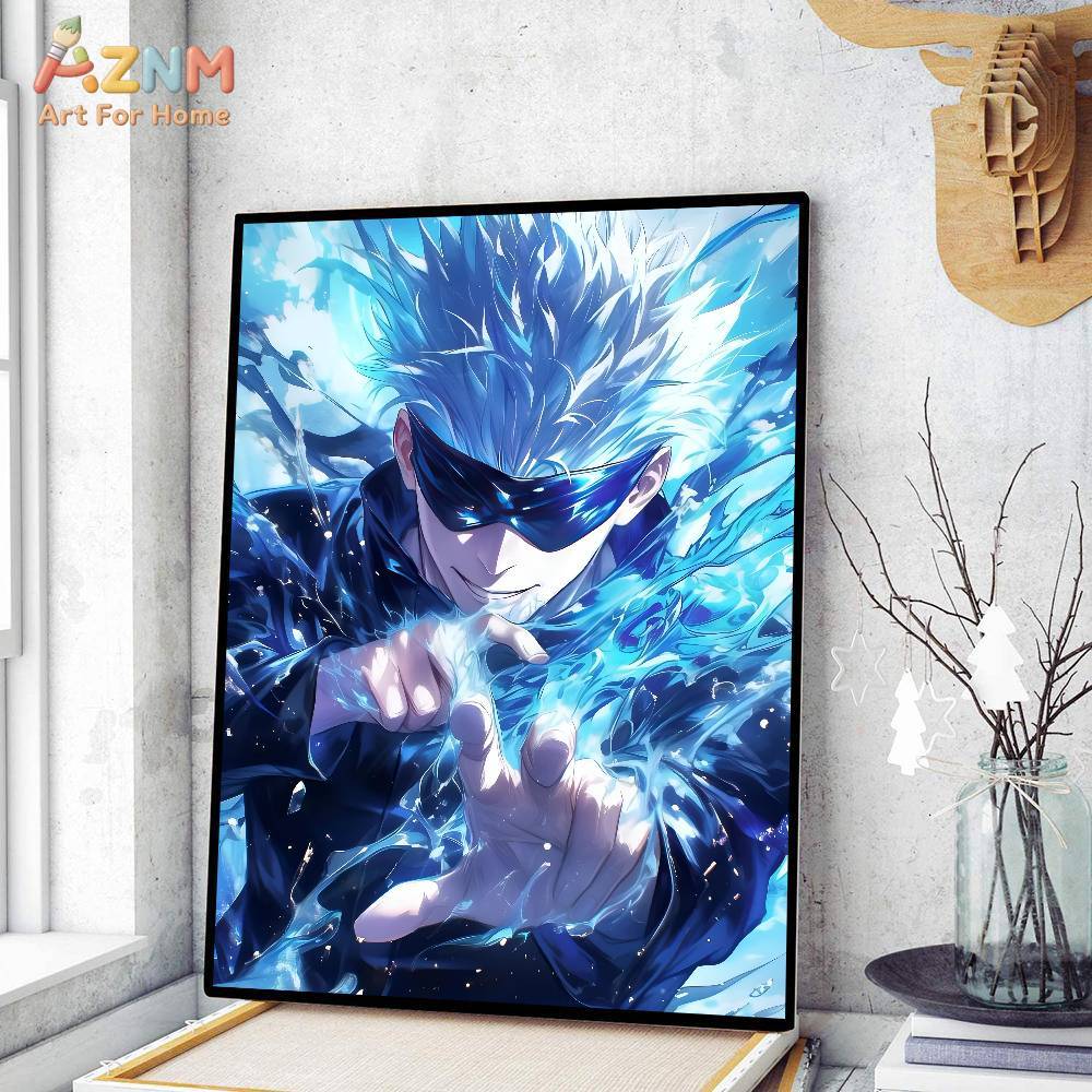 AZNM Jujutsu Kaisen Gojo Sator - Anime Merchandise Posters recension och pris