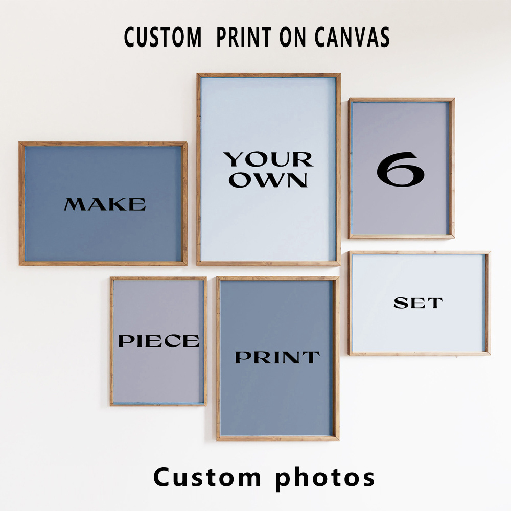 6pcs/set Custom Canvas Prints  - Art Print Framed recension och pris