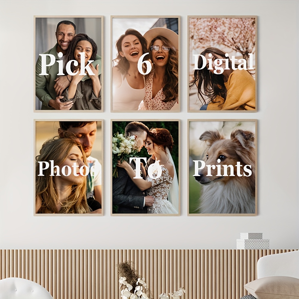 6pcs/set Custom Canvas Prints  - Art Print Framed recension och pris