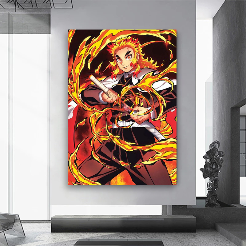 Frameless,Anime Demon Slayer C - Anime Merchandise Posters recension och pris