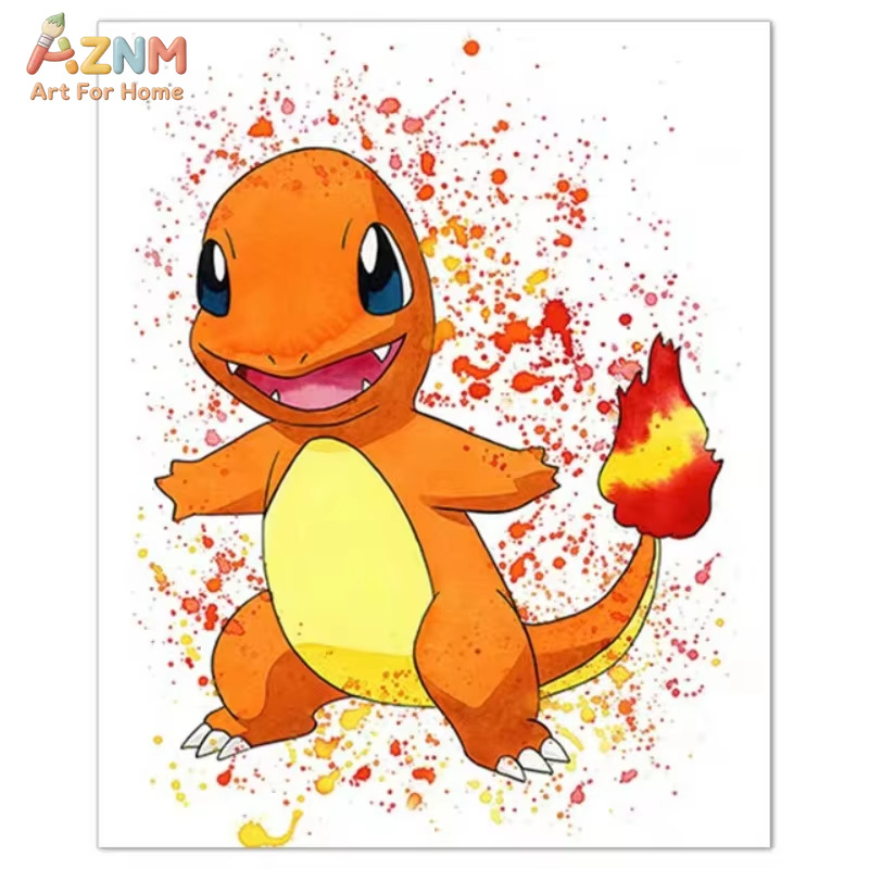 1PC ，Anime Pokemon Canvas Pain - Anime Merchandise Posters recension och pris